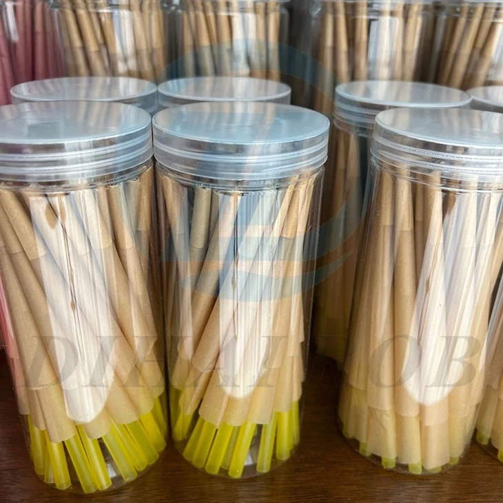 Iepriekš ruļļa konusi aromatizēti papīra filtra padomi