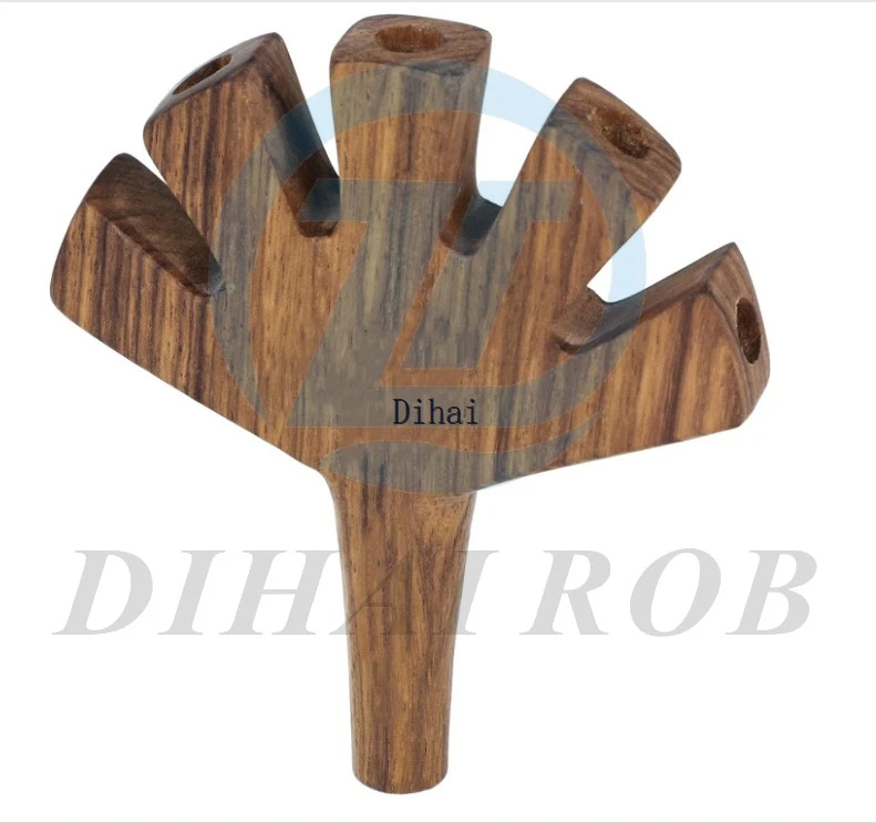 PRE-ROLL Raw Natural Smoking Pipe Hand Wood Bifurcated Tube